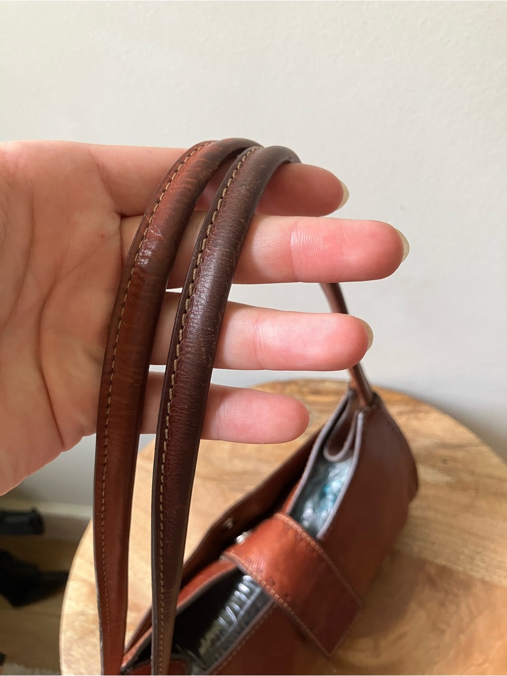 Fossil | Sedona Vintage 90's Leather MCM Small Shoulder Bag - Picture 9 of 11